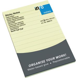 Haftnotizen Info Sticky Notes, 5669-01, gelb