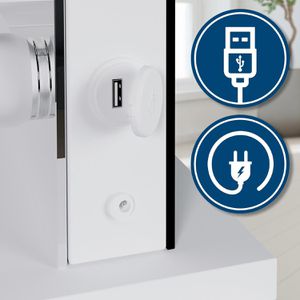 Produktbild für Schminktisch CLP Tiline 324709, mit Beleuchtung
