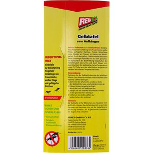 Produktbild für Gelbtafeln Reinex 20376, 11 x 29 cm, zum Hängen