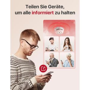 Produktbild für Rauchmelder X-Sense XS01-M, FS121, Set, Funk vernetzbar