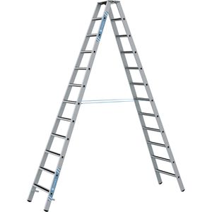Produktbild für Stehleiter Zarges R13step B, 41563, beidseitig begehbar