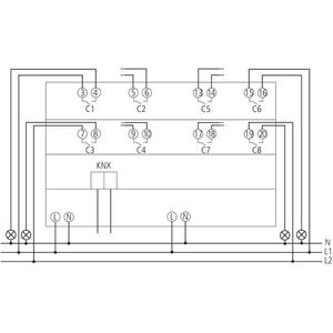 Produktbild für Schaltaktor Theben RM 8 I KNX, 4940215, für Smart Home
