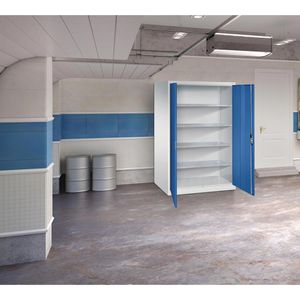 Produktbild für Werkzeugschrank CP-Möbel 8934-00, aus Metall, grau / blau