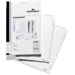 Einsteckschilder Durable 145702 BADGEMAKER