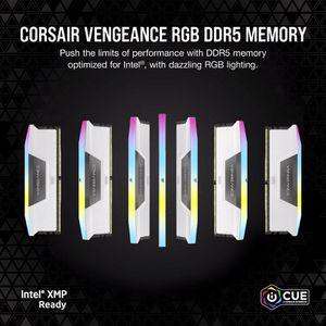 Produktbild für Arbeitsspeicher Corsair Vengeance RGB, CMH32GX5M2E6000C36W