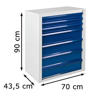 Produktbild für Schubladenschrank ADB 24773, aus Metall