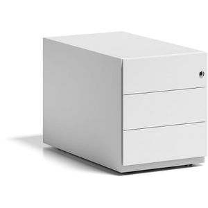 Rollcontainer Bisley Note, Metall, weiß