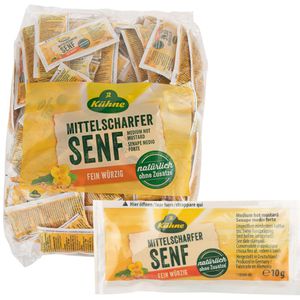 Senf Kühne mittelscharf, fein würzig