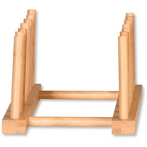 Produktbild für Topfdeckelhalter Kesper 58293, braun, aus Bambus