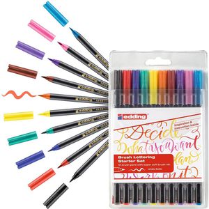 Brush-Pen Edding 4-1340-10-2, Starter Set