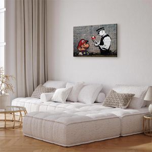 Produktbild für Wandbild Artgeist Mario &amp; Polizist