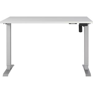 Produktbild für Schreibtisch Germania Profi 3.0, 8022-583, lichtgrau / silber