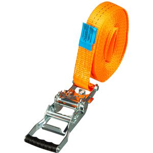 Produktbild für Spanngurt Feldtmann TECTOR, orange, mit Ratsche