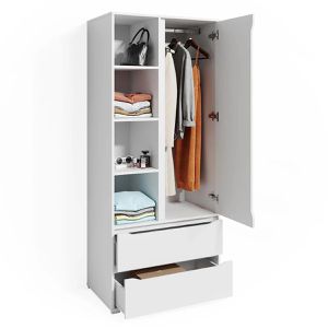 Produktbild für Kleiderschrank Vicco Ruben, weiß