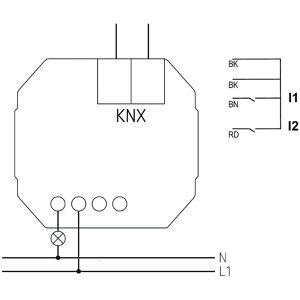 Produktbild für Schaltaktor Theben SU 1 KNX, 4942520, für Smart Home