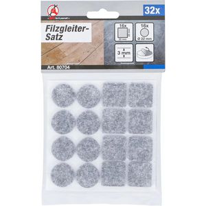 Filzgleiter BGS-technic 80704, Ø 22 mm