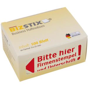 Produktbild für Haftmarker BIZSTIX Firmenstempel und Unterschrift