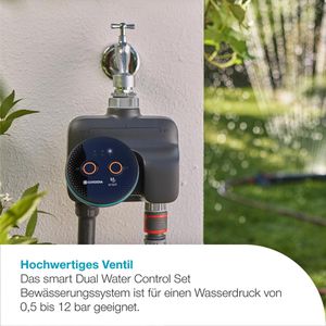 Produktbild für Bewässerungscomputer Gardena smart Dual Water Control Set