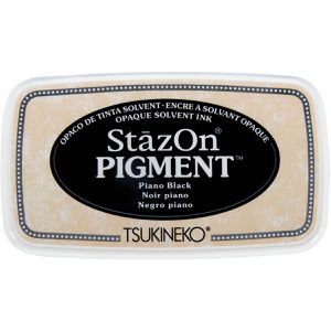 Produktbild für Stempelkissen Rayher StazOn, für Kreativprojekte, schwarz