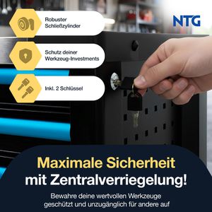 Produktbild für Werkzeugwagen NTG WZW.7290, bestückt