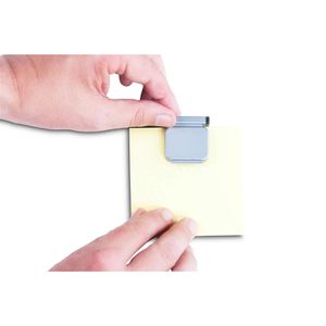 Produktbild für Planhalter-Magnetclips Maul Hebel 6240094, silber