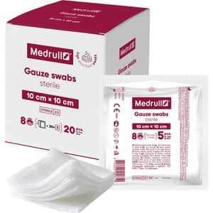 Produktbild für Mullkompressen Medrull aus Baumwolle, steril