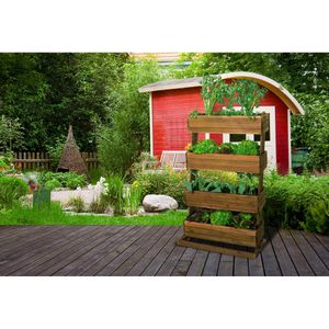 Produktbild für Hochbeet hecht-international Cube 4, aus Holz