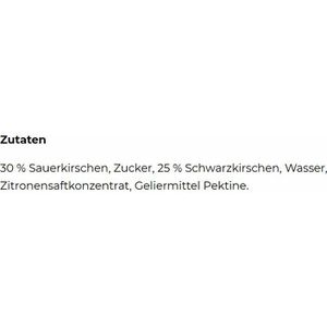 Produktbild für Fruchtaufstrich Landliebe weniger Zucker, Zweierlei Kirschen