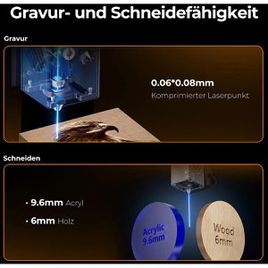 Produktbild für Graviermaschine Creality Falcon A1, 10W, LK1, 381 x 305mm