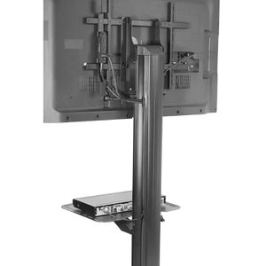 Produktbild für TV-Ständer Peerless-AV SR575M, Ablage &amp; Rollen, schwarz,Metall
