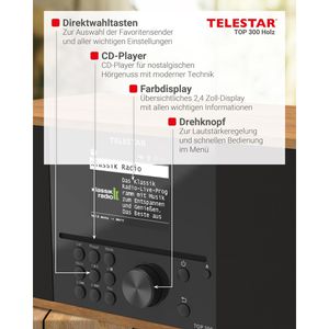 Produktbild für Radio Telestar Top 300 DAB+