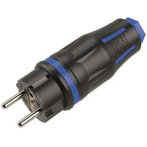 Produktbild für Schutzkontaktstecker Bachmann BM0017347, schwarz