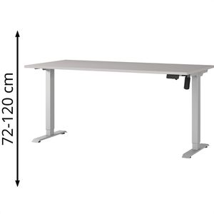 Schreibtisch Germania Profi 3.0, 8024-643, kaschmir / silber