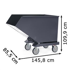Produktbild für Kippbehälter Fetra Muldenkipper 4703, für Stapler
