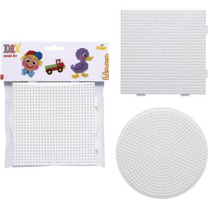 Steckplatte Hama-Perlen 4453, Kreis & Quadrat