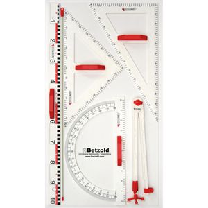 Tafelzeichengerät Geoliner Lambda, Geräteplatte