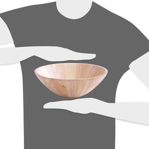 Produktbild für Obstschale Zeller 24022, Gummibaumholz