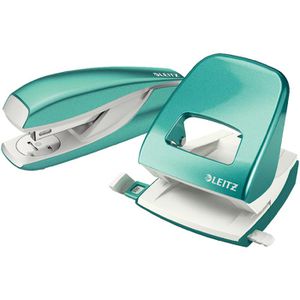 Produktbild für Locher Leitz 5095 NeXXt WOW, eisblau metallic