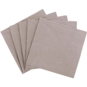 Produktbild für Servietten Papstar 89598, Daily Collection, grau
