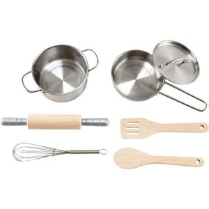 Produktbild für Kinderküchen-Zubehör Hape Kochset für Küchenchefs