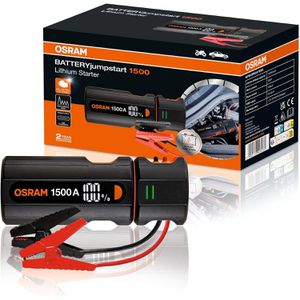 Produktbild für Starthilfe-Powerbank OSRAM BATTERYjumpstart 1500, 12 V