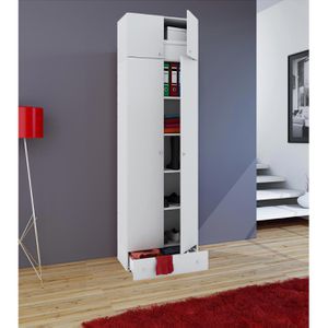 Produktbild für Aktenschrank VCM Vandol 912249, aus Holz, weiß