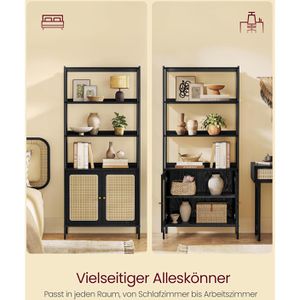Produktbild für Bücherregal Vasagle LLS124B56, schwarz
