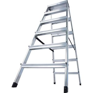 Produktbild für Stehleiter Krause Monto Dopplo, 120359, beidseitig begehbar
