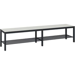 Umkleidebank CP-Möbel 8062-010, Sitzfläche Holz, 200 cm