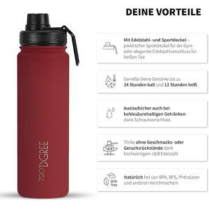 Produktbild für Trinkflasche 720DGREE noLimit Imperial Red
