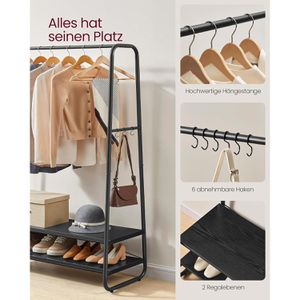 Produktbild für Garderobenständer Vasagle RGR112B03, schwarz