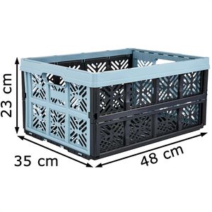 Kunststoff Klappbox schwarz 60 Liter