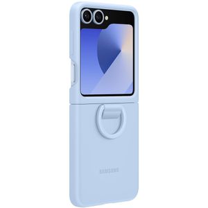 Produktbild für Handyhülle Samsung Silicone Case mit Ring EF-PF741, blau