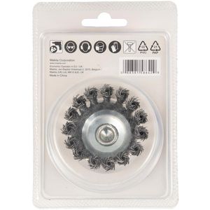 Produktbild für Drahtbürste Makita D-73798, gezopft, Topfbürste